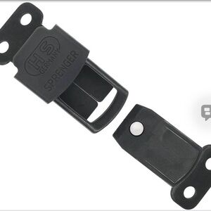 Black Quick-Release Dog Collar Buckle